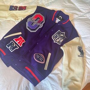 Ovo varsity jacket with original tags